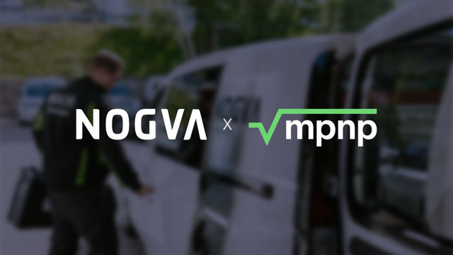 Visuell oppstilling av Nogva logo og Marine Parts & Propulsion logo